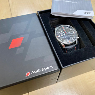 美品]アウディスポーツ アウディコレクション クロノグラフ カーボン