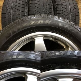 BS BLIZZAK VRX 205/55R16】スタッドレス【TECMAG テクマグ 社外 16 