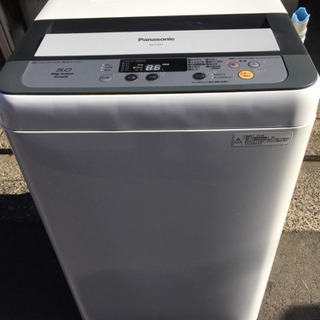 【ネット決済】Panasonic 洗濯機 容量 5.0 型番　N...