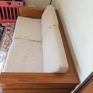 スキャンティーク Scanteak チーク 2.5人掛け　ソファー