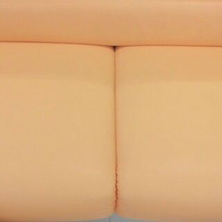 2人掛けソファー ワイド オットマン付き 幅182×奥82×高40cm フェイク