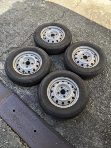 取引中　ミラバン純正ホイール　タイヤ