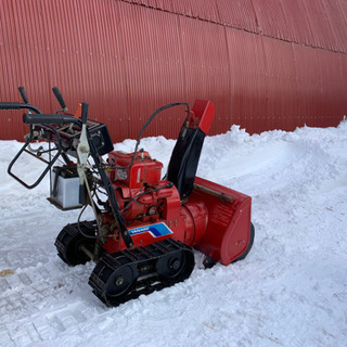 除雪機　ヤナセ　スノースロアー　セル付き