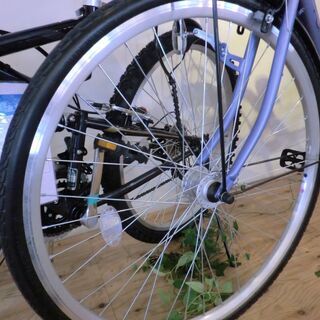 【美品】自転車　武田産業　パンクしない自転車　27インチ　6段変速