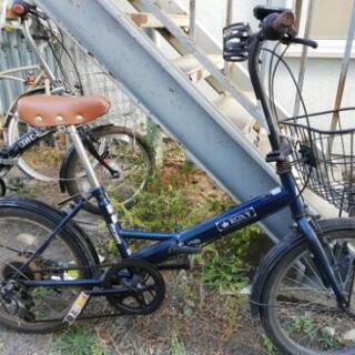 ROXY　折り畳み式自転車ブルー　6段ギア　20インチ