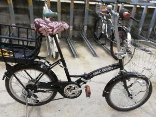 20インチ　6段ギア　折り畳み式自転車