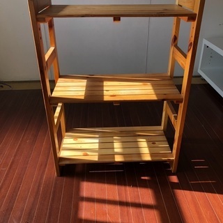 【受付ストップ】木製　棚