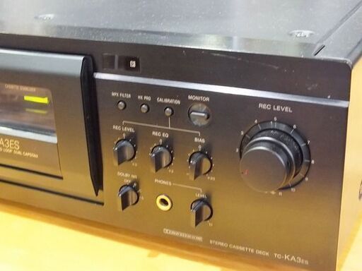 3ヘッド 【苫小牧バナナ】SONY/ソニー ESシリーズ カセットデッキ ダイレクトドライブ方式採用 TC-KA3ES 動作OK♪ 中古 -  カセットデッキ