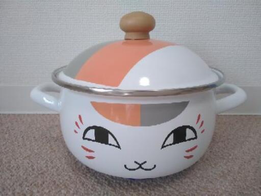 にゃんこ先生両手鍋/中古未使用