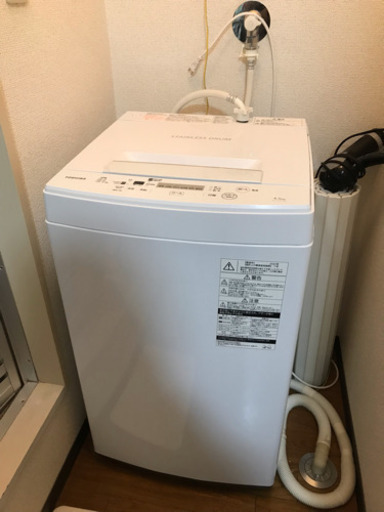 0709-15 2017年製 TOSHIBA 4.5kg 洗濯機 | memi.lk