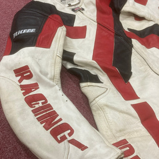 レザージャケット レーシングスーツ バイク 革ツナギ