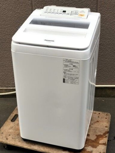 ⑮【6ヶ月保証付・税込】19年製 美品 パナソニック 7kg 全自動洗濯機 NA-FA70H6【PayPay使えます】