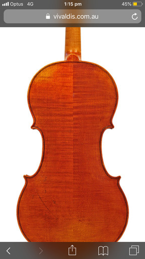 ドイツ製バイオリン、ドイツ製弓、フランス製Bamケース