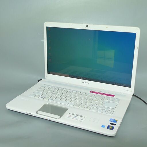 送料無料 1台限定 ノートPC 中古良品 15.5型 SONY VGN-NW71FB Core2Duo 4GB 500G ブルーレイ 無線 Bluetooth カメラ FeliCa Windows10 Office