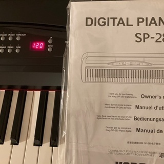 鍵盤楽器、ピアノ 値下げ！＜KORG SP-280＞おまけ付き コルグ 電子ピアノ
