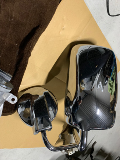 ダイナ　デュトロ 2t 純正オプション　メッキ　ワイドミラー　XZU 605 ダイナ デュトロ 2t 純正オプション メッキ ワイドミラー XZU 605