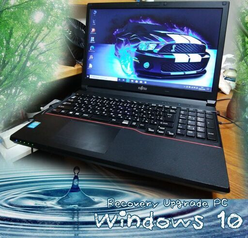 くまねず《姫路》(Win10 )富士通☆Core i5-4310M 2.70GHz☆15.6インチワイド液晶ノートPC☆無線LAN☆サクサク動作!!