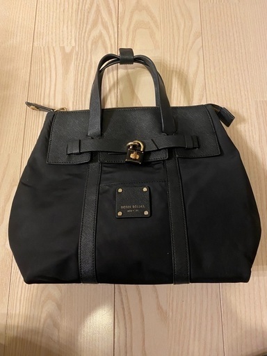 Henri Bendel◆ハンドバッグ/レザー/ブラック/3way/ガジェットセッター
