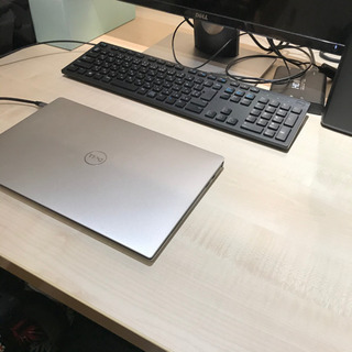 オフィスディスク【ほぼ未使用】テレワークに！パソコン デスク fantoni/ファントーニ GT 木製デスク PCラック 机