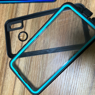 ファーウェイ P30Lite 64GBピーコックブルー SIMフリー 中古品 充電器