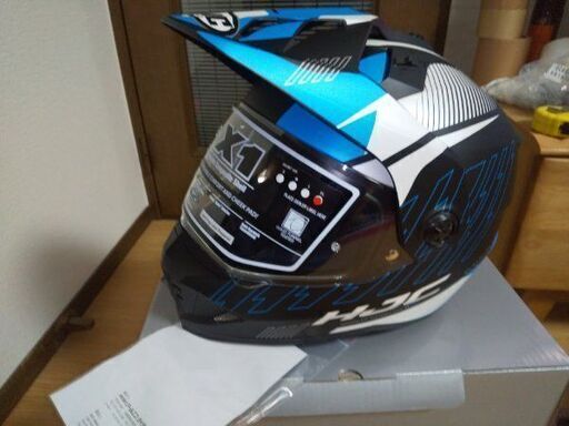 新品HJC DS-X1 GRAVITY ブルー オフロードヘルメット HJH161　XL 新品HJC DS-X1 GRAVITY ブルー オフロードヘルメット HJH161 XL HJC