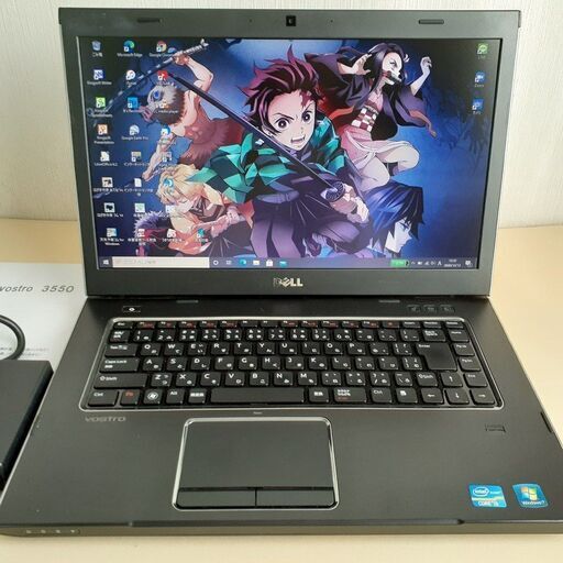 【取引中です】☆core i3＋SSDで快適☆　DELL　vostro　カメラ内蔵　Wi-Fi　マルチ　windows10　②
