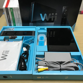 Wii本体＋ソフト7本＋おまけセット