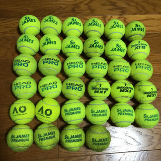 硬式テニスボール(セントジェームス他、34球)