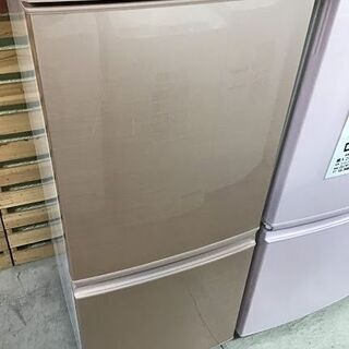 送料無料・設置無料サービス有り】冷蔵庫 SHARP SJ-14W-P 中古