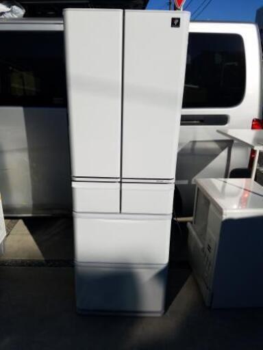 SHARP シャープ ノンフロン冷凍冷蔵庫 SJ-PF42W-S 424L