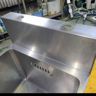 139-0) 業務用 ステンレス 1槽シンク W400D600H830BG150 スノコ脱着式