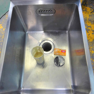 139-0) 業務用 ステンレス 1槽シンク W400D600H830BG150 スノコ脱着式