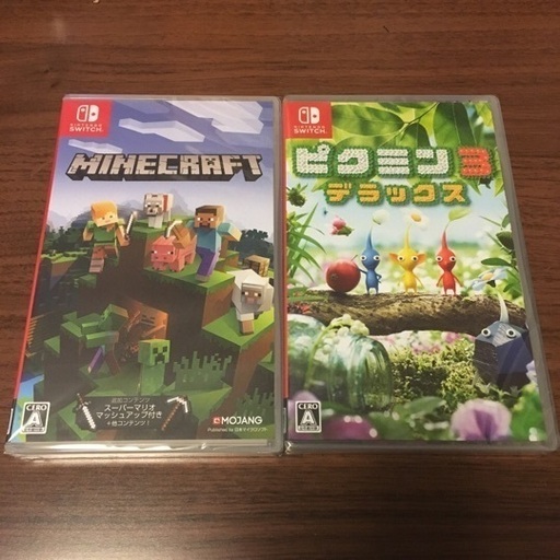 ピクミン3デラックス　Minecraft Switch