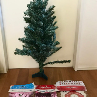 クリスマスツリー90cmとガーランド