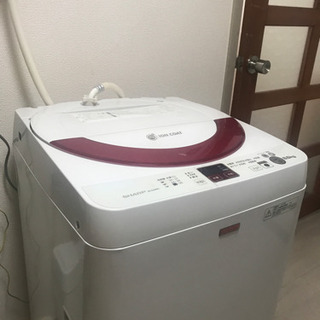 （取引中）シャープ　2013年製　洗濯機　0円　
