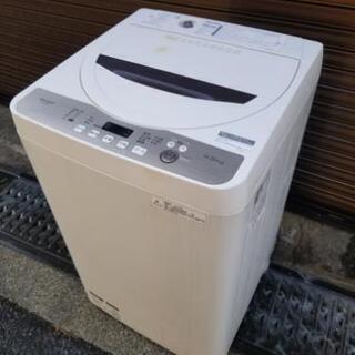 【ネット決済・配送可】シャープ！　全自動洗濯機！　2018年式！