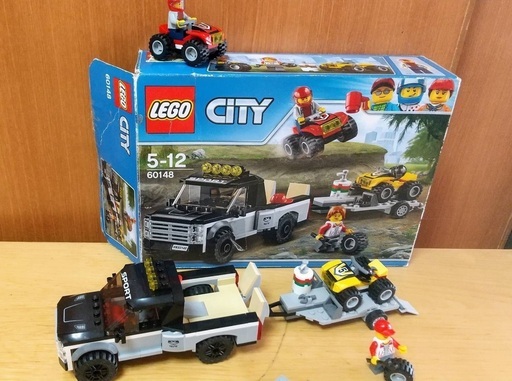 レゴ Lego シティ 四輪バギーとトレーラー ブロック おもちゃ 男の子 車 シュウ 新御徒町のおもちゃ ブロック の中古あげます 譲ります ジモティーで不用品の処分