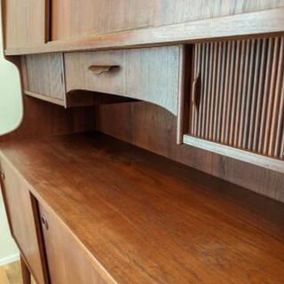 北欧　ビンテージ　キャビネット　食器棚