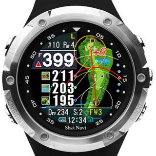 ゴルフ距離測定器　ショットナビ エボルブ W1 Evolve BK (SN-EV-B) ショットナビ至上最高傑作 みちびき L1S 高精度 距離計 時計 GPS ナビ Shot Navi