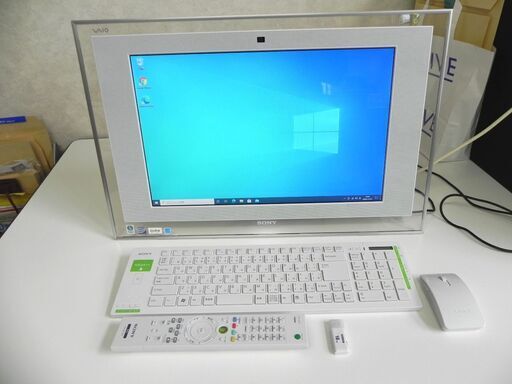 【受付終了】SONY 一体型PC【PCG-2A6N】Win10Pro/SSD160G/Intel Core2 Duo T7250 2.0GHz