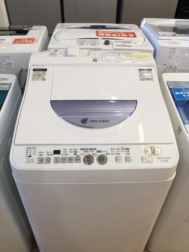 【安心6ヶ月保証付】SHARP 全自動洗濯機 ES-TG55L-A 2012年製【ﾄﾚﾌｧｸ桶川店】