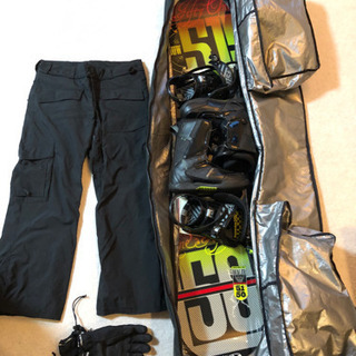 K2 5150美品スノーボード5点セット(ケース付き) K2 5150美品スノーボード5点セット(ケース付き)