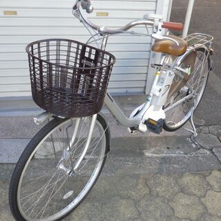 パナソニック製リサイクル電動自転車 26インチ シルバー 8.9Ah 税込 