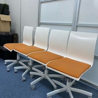 【ネット決済】椅子４個セット　事務椅子