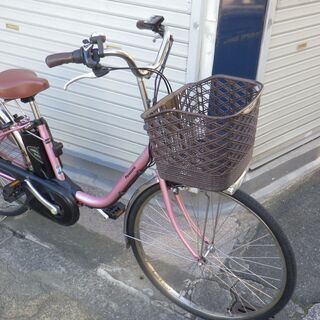 パナソニック製リサイクル電動自転車 26インチ ピンク 8.9Ah 税込売価 