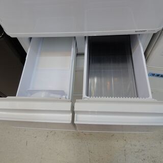 SHARP/シャープ 5ドア冷蔵庫 384L SJ-PW38X-W 2013年製 ホワイト