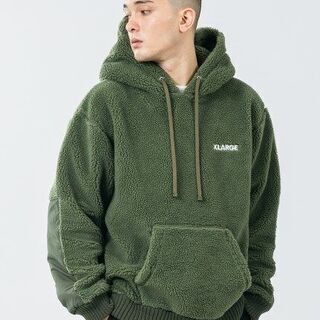 XLARGE BOA FLEECE PULLOVER HOODIE