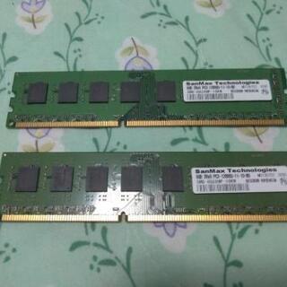 【ネット決済・配送可】RAM　DDR3 8GB×2