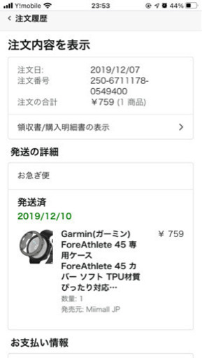 Garmin ガーミン　FOREATHLETE45