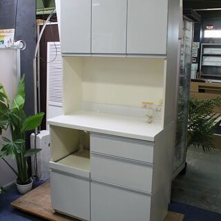 R2460) Pamouna 中古 パモウナ キッチンボード 食器棚 店頭取引大歓迎♪